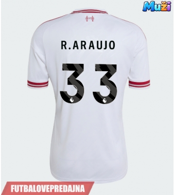 Lacne Muži Futbalové dres Liverpool Ronald Araujo #33 2026-27 Krátky Rukáv - Preč
